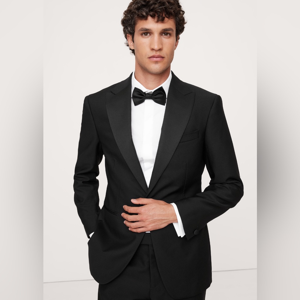 Banana Republic Italian Wool Tuxedo Jacket